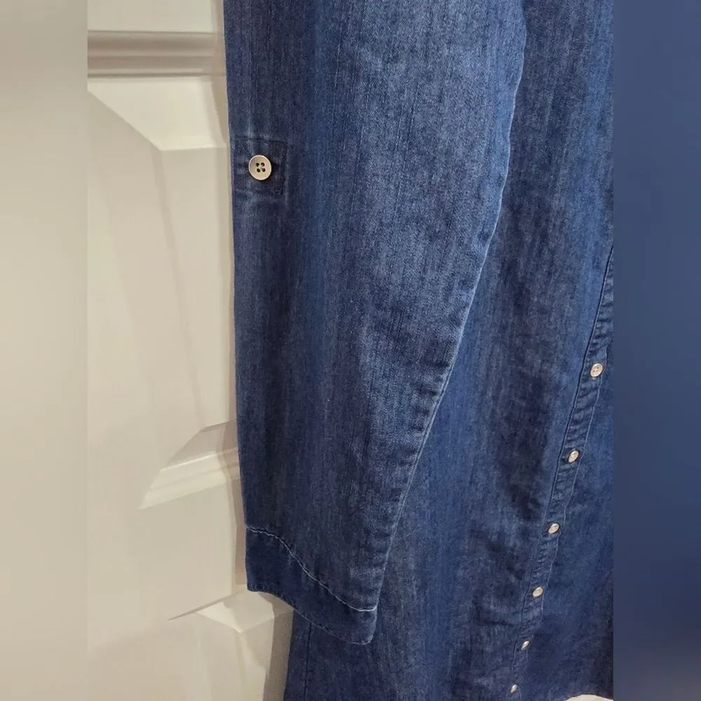 Womens Long Sleeve Denim Dress